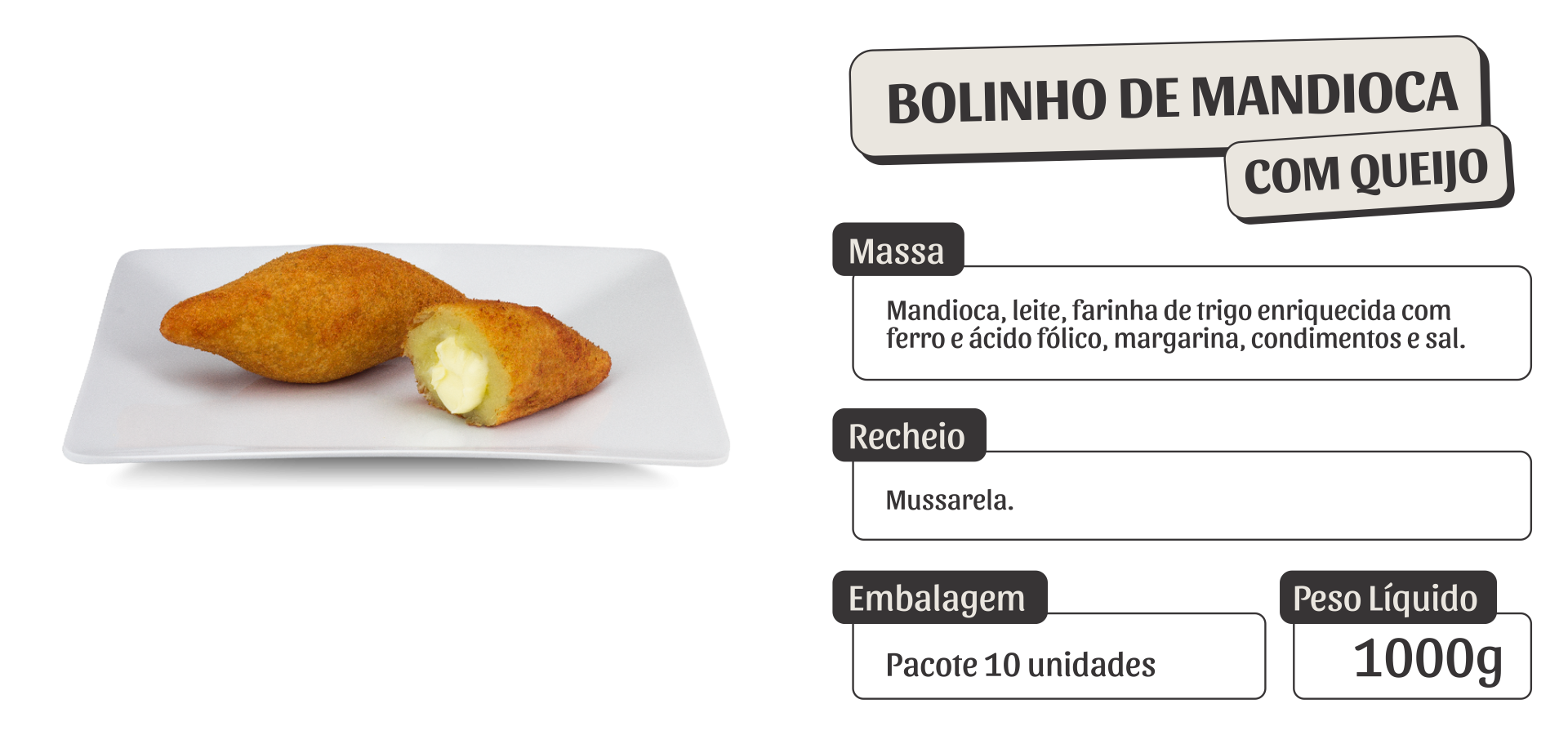 Bolinho de Mandioca com Queijo